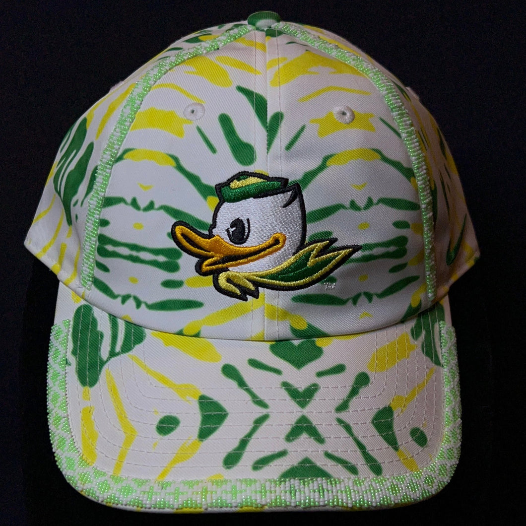 Oregon Ducks Beaded Hat