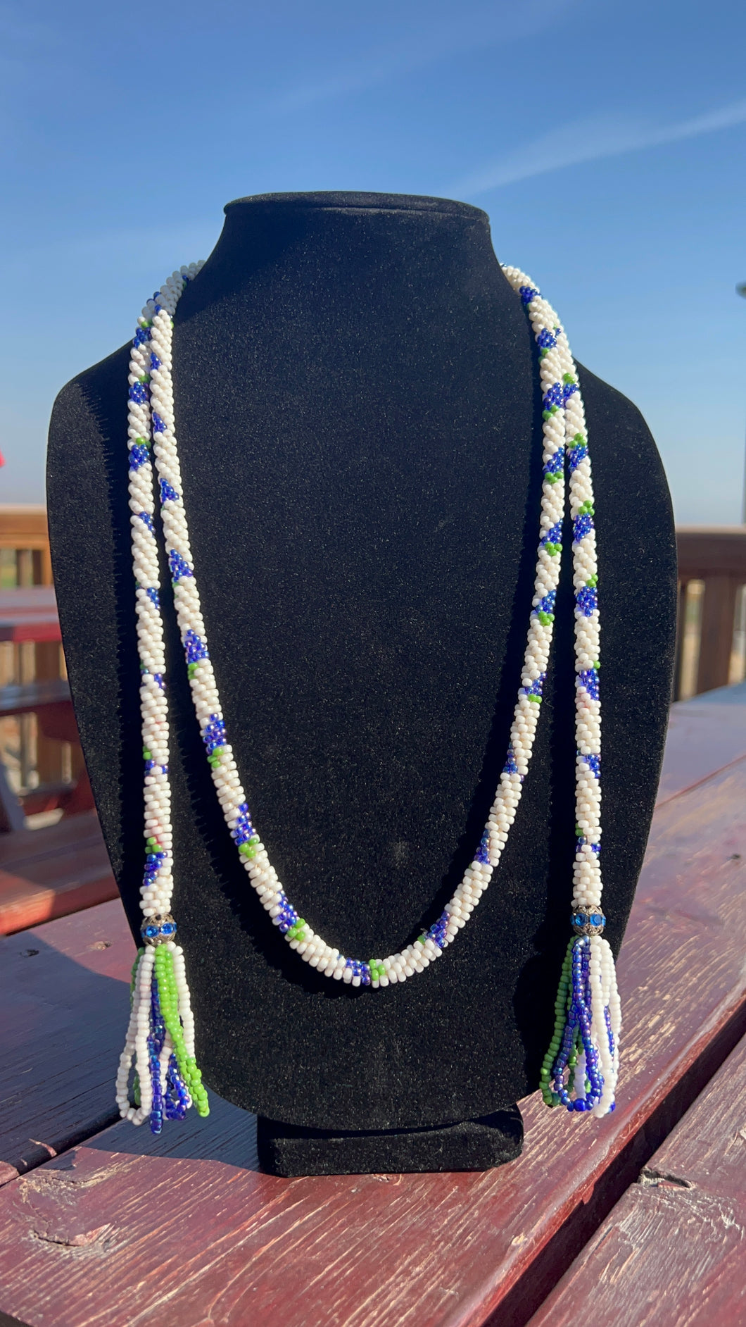 Beaded Open End Necklace