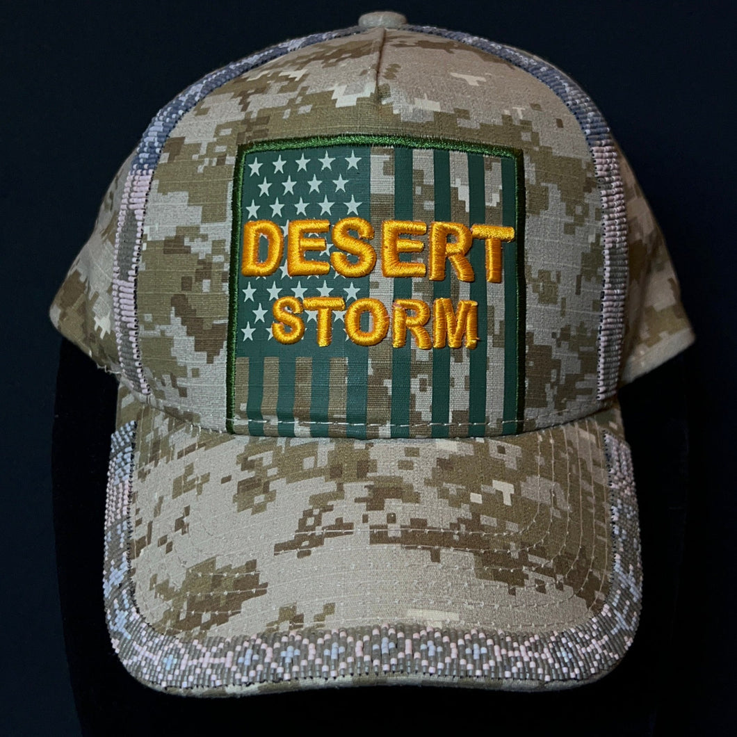 Desert Storm Beaded Hat