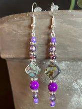 Load image into Gallery viewer, Purple Earrings
