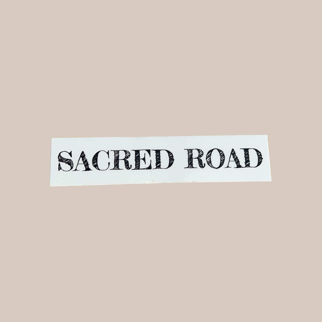 Sacred Road Sketchbook Style Sticker